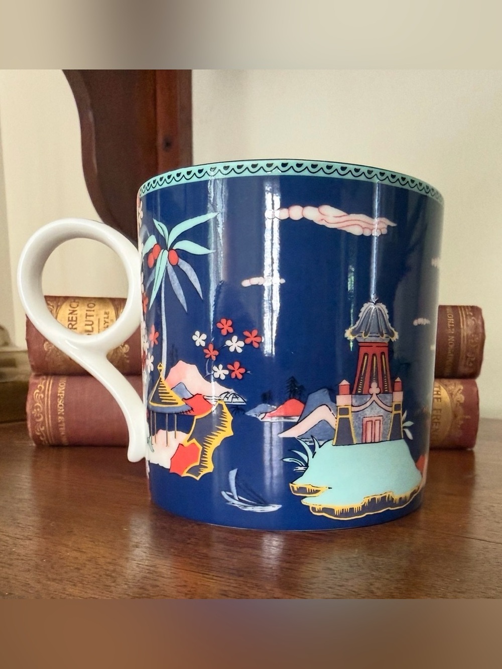 Wedgwood Wonderlust Blue Pagoda Mug